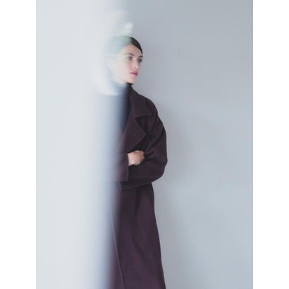 【尾州】Merino Wool Long Coat （モカ）｜詳細画像
