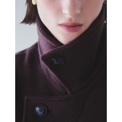 【尾州】Merino Wool Long Coat （モカ）｜詳細画像