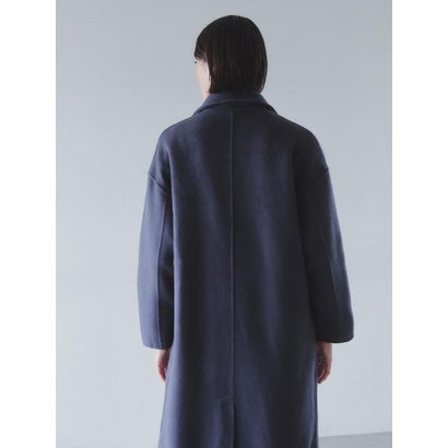 【尾州】Merino Wool Long Coat （ダークブラウン）｜詳細画像