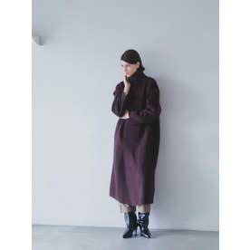 【尾州】Merino Wool Long Coat （ダークブラウン）