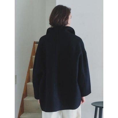 【尾州】Double Melton Zip Coat （キャメル）｜詳細画像