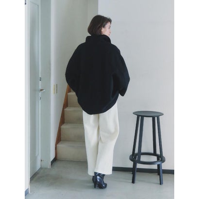 【尾州】Double Melton Zip Coat （キャメル）｜詳細画像