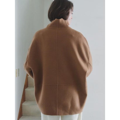 【尾州】Double Melton Zip Coat （キャメル）｜詳細画像