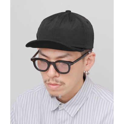 アンパイアキャップ 撥水 ワッシャーナイロン 浅めクラウン 短めツバ ソフトワイヤー 折り畳み ワンタッチ式ナイロンベルト （ベージュ）｜詳細画像