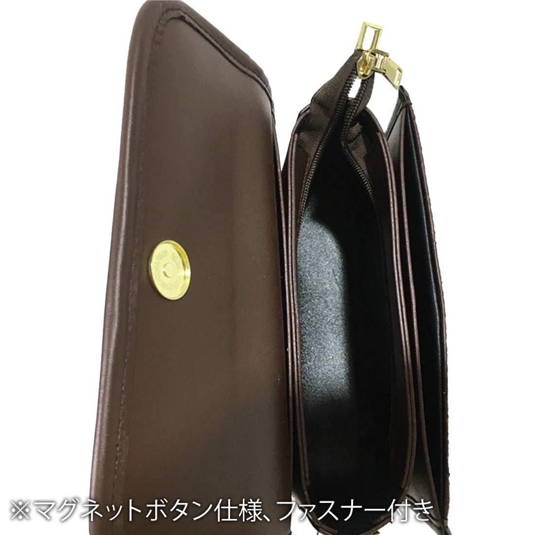 アミュレット Amulet 千鳥柄ショルダーバッグ レディース かっちり 