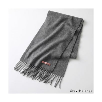 Acne Studios マフラー CA0218 ウール 無地 フリンジ  （900/Black）｜詳細画像