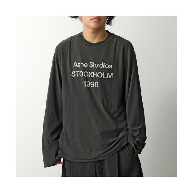長袖 カットソー CL0197 FN-UX-TSHI000016 ロゴ （BM0/Faded-Black）