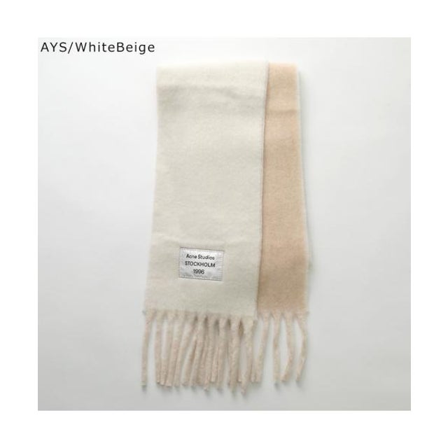 マフラー CA0343 FN-UX-SCAR000399 （AYS/WhiteBeige）