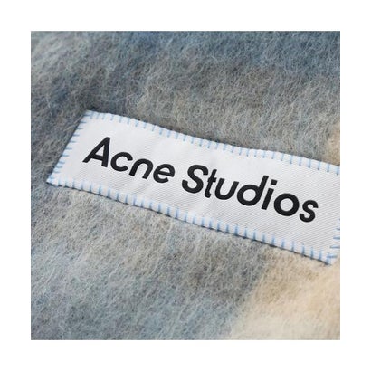 Acne Studios マフラー CA0084 チェック柄 大判 （DUC/Dark-Bkack/Grey/Dark-G）｜詳細画像