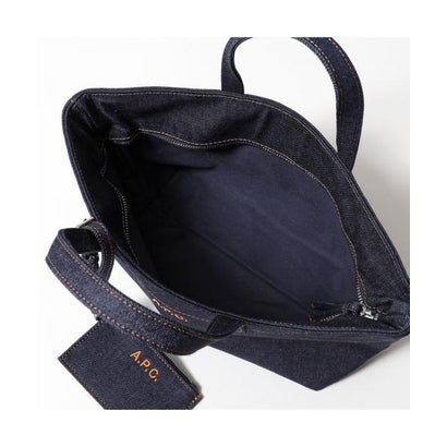 APC A.P.C. ハンドバッグ le drummer toile small COHIZ F67045 （IAI/INDIGO/インディゴ）｜詳細画像