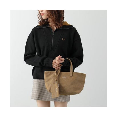 APC A.P.C. トートバッグ Le Drummer COHMP F67045 （BAC/BEIGE-FONC）｜詳細画像
