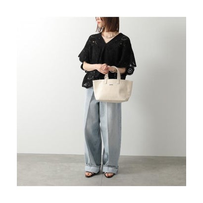APC A.P.C. トートバッグ Le Drummer COHMP F67045 （BAC/BEIGE-FONC）｜詳細画像
