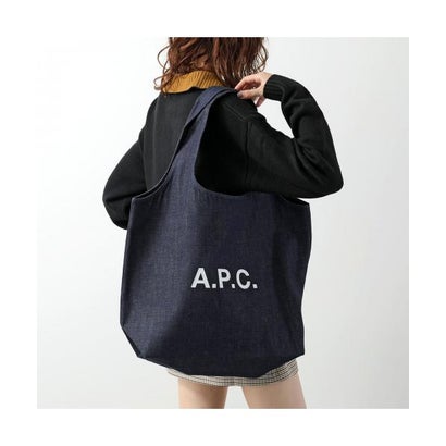 APC A.P.C. トートバッグ tote ninon ニノン COHIZ M61565 （IAI/INDIGO-インディゴ）｜詳細画像