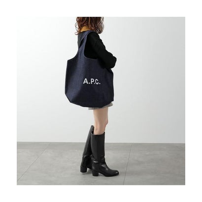 APC A.P.C. トートバッグ tote ninon ニノン COHIZ M61565 （IAI/INDIGO-インディゴ）｜詳細画像