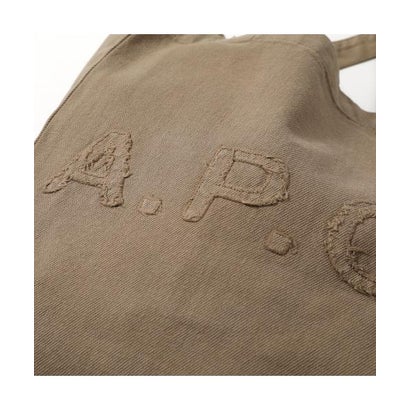 APC A.P.C. トートバッグ tote lou ルー COHPQ M61442 （BAC/BEIGE-FONCE）｜詳細画像