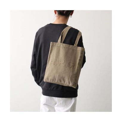 APC A.P.C. トートバッグ tote lou ルー COHPQ M61442 （BAC/BEIGE-FONCE）｜詳細画像