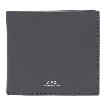 アーペーセー A.P.C. 二つ折り財布 グレー メンズ APC H63340 PXAWV IAC （BLEU GRIS）｜詳細画像