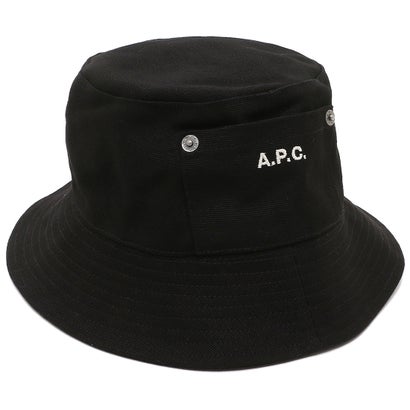 アーペーセー A.P.C. 帽子 バケットハット ブラック メンズ レディース ユニセックス APC M24125 COGYX LZZ （BLACK）｜詳細画像