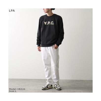 アーペーセー A.P.C. APC A.P.C. トレーナー COHBN M27907 スウェット （LPA/ブラック×アイボリー）｜詳細画像