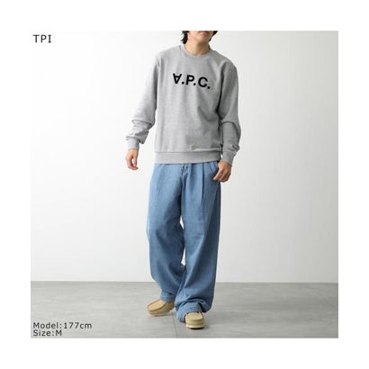 アーペーセー A.P.C. APC A.P.C. トレーナー COHBN M27907 スウェット （LPA/ブラック×アイボリー）｜詳細画像