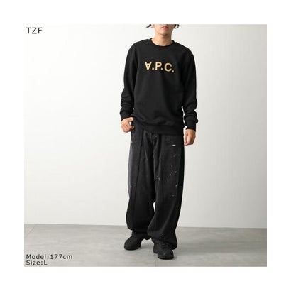 アーペーセー A.P.C. APC A.P.C. トレーナー COHBN M27907 スウェット （LPA/ブラック×アイボリー）｜詳細画像