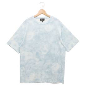 Tシャツ トップス 半袖カットソー ブルー メンズ APC COGDP H26204 IAB （LIGHT BLUE）