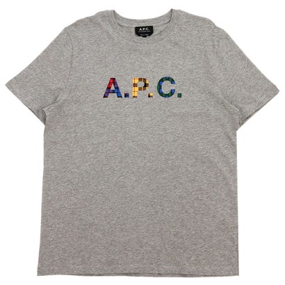 アーペーセー A.P.C. Tシャツ カットソー トップス 半袖カットソー グレー メンズ APC H26292 COEZB PLB （HEATHERED GREY）｜詳細画像