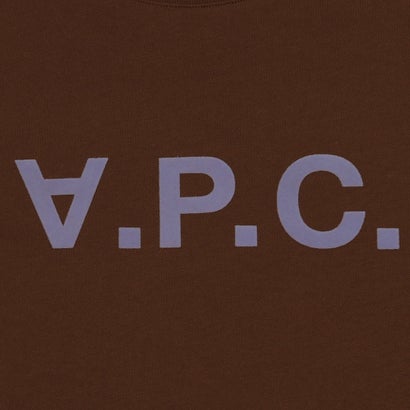 アーペーセー A.P.C. Tシャツ カットソー トップス 半袖カットソー ブラウン メンズ APC H26943 COBQX CAJ （CHOCOLAT）｜詳細画像