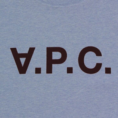 アーペーセー A.P.C. Tシャツ カットソー Tシャツ 半袖カットソー トップス ブルー メンズ APC H26943 COGFI IAL （WASHED INDIGO）｜詳細画像