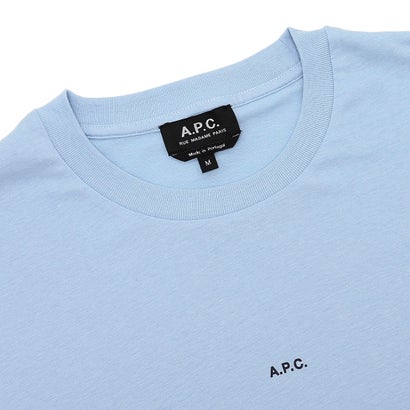 アーペーセー A.P.C. Tシャツ カットソー ブルー メンズ APC H26929 COEIO IAB （LIGHT BLUE）｜詳細画像