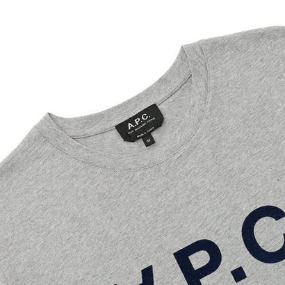 アーペーセー A.P.C. Tシャツ 半袖カットソー トップス グレー メンズ レディース APC COEZB H26943 PLB （グレー）｜詳細画像