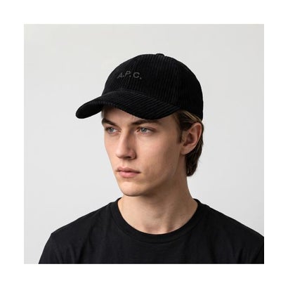 アーペーセー A.P.C. APC A.P.C. キャップ CASQUETTE CHARLIE COHSW M24069 （LZZ/NOIR-ブラック）｜詳細画像