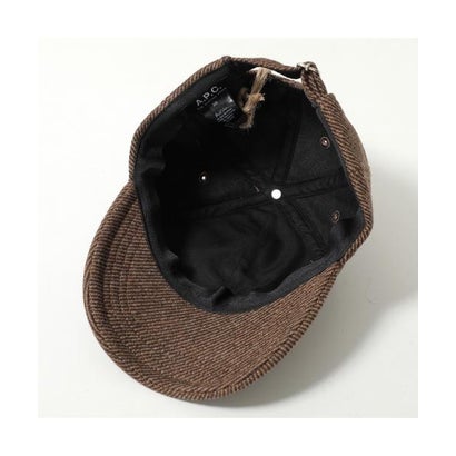 アーペーセー A.P.C. APC A.P.C. キャップ CASQUETTE CHARLIE WOATC M24069 （CAA/MARRON-ブラウン）｜詳細画像