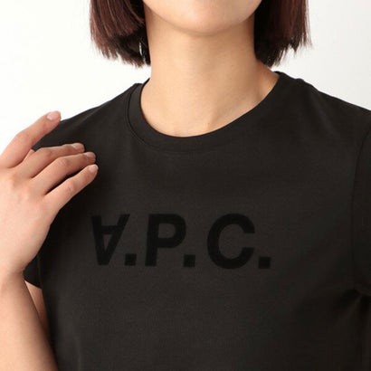 アーペーセー A.P.C. Tシャツ 定番 トップス ブラック レディース アーペーセー A.P.C. COBQX F26944 LZZ 売れ筋アイテム （ブラック）｜詳細画像