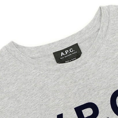 アーペーセー A.P.C. Tシャツ 半袖カットソー トップス グレー レディース APC F26944 COEZB PLB （グレー）｜詳細画像