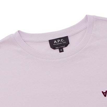 アーペーセー A.P.C. Tシャツ・カットソー ロゴ パープル レディース APC F26298 COFDW HAD （LILAC）｜詳細画像