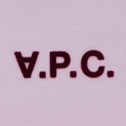 アーペーセー A.P.C. Tシャツ・カットソー ロゴ パープル レディース APC F26298 COFDW HAD （LILAC）｜詳細画像