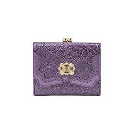 アナスイ ANNA SUI チェリーナ 口金二つ折り財布 （パープル） -人気