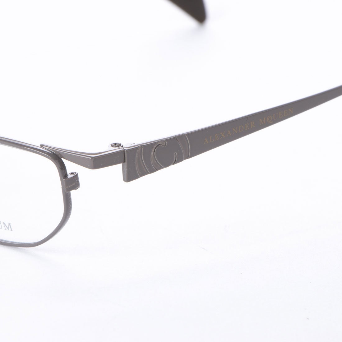 アレキサンダーマックイーン Alexander McQueen メガネ 眼鏡 アイウェア レディース メンズ （ブラウン） -アウトレット通販  ロコレット (LOCOLET)