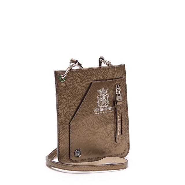 牛革ライダースモバイルポーチ BRONZE （BRONZE）