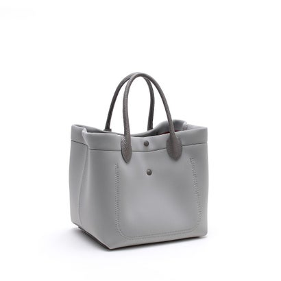 【日本製 MADE IN JAPAN】アクセソワ ドゥ マドモワゼル A.D.M.J. マジックライト/コード刺しゅうキューブトート25cm GRIS,M （GRIS,M）｜詳細画像