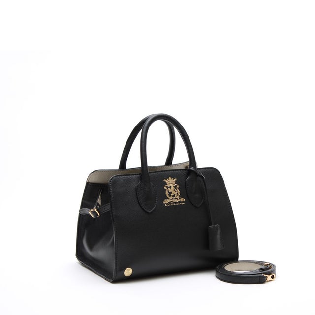 クラシックアニルブリロ/サイドベルトトート25cm(ショルダーストラップ付) BLACK （BLACK）