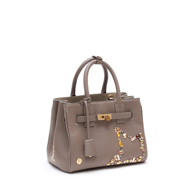 【日本製 MADE IN JAPAN】クラシックアニルブリロ/ステラソーイング前金具付トート24cm(Dカン＋) ANTIQUE BROWN （ANTIQUE BROWN）