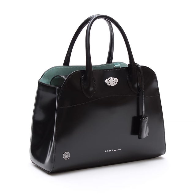 【日本製 MADE IN JAPAN】カルヴィ/アールデコトート28cm(Dカン＋) NEGRO （NEGRO）