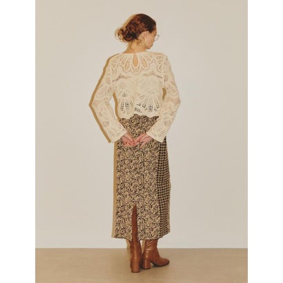 クロシェニットプルオーバー （アイボリー）｜詳細画像