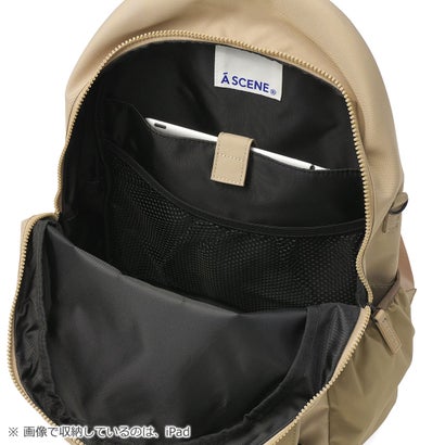 正規取扱店 リュック メンズ レディース デイパック ブランド おしゃれ カジュアル バックパック リュックサック 軽量 軽い 通勤 通学 A4 タブレット収納 Pocket day pack （beige）｜詳細画像