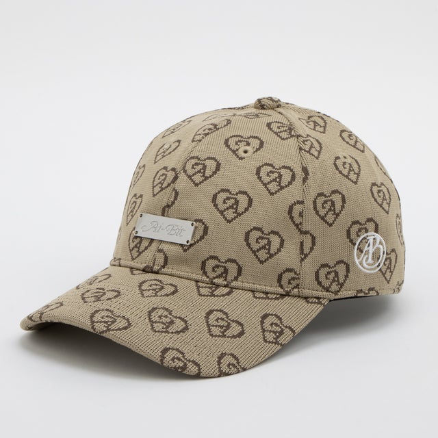 - MINI HEARTOGRAM CAP【AI-LCP05】 （ベージュ）