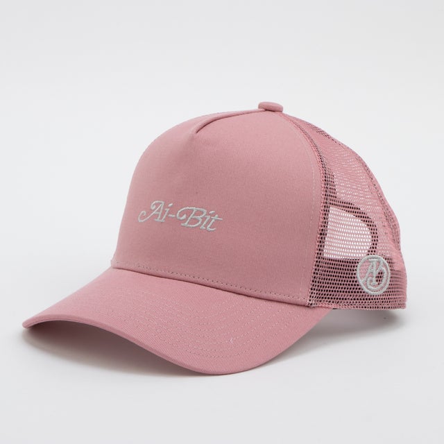 - SCRIPT LOGO MESH CAP【AI-MCP01】 （ピンク）
