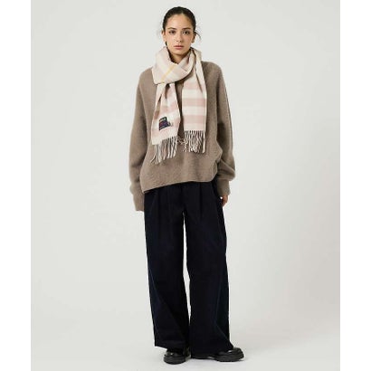 【TWEEDMILL / ツイードミル】Lambswool Scarf  / ラ （ベージュ系その他1）｜詳細画像