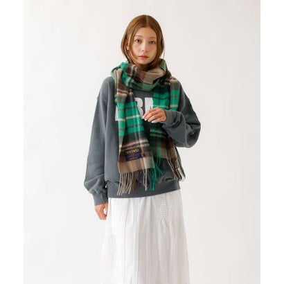 【TWEEDMILL / ツイードミル】Lambswool Scarf / ラム （グリーン系その他3）｜詳細画像